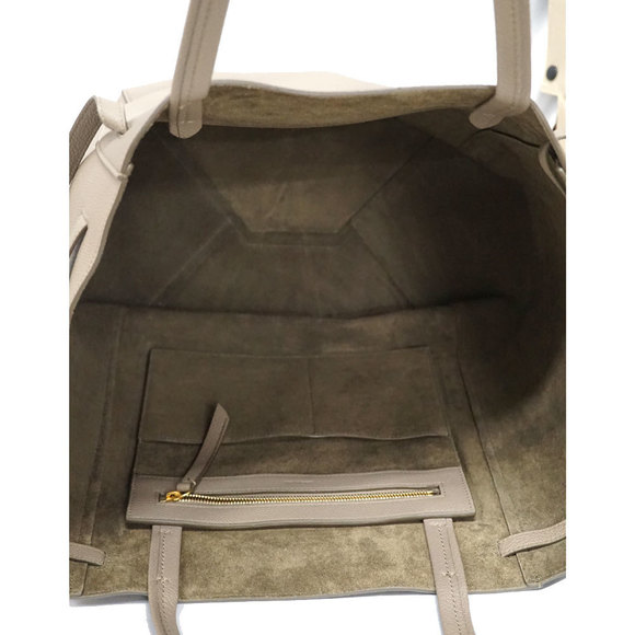 Celine Hippo Phantom Medium Tote Bag Beige Greige - Picture 9 of 13